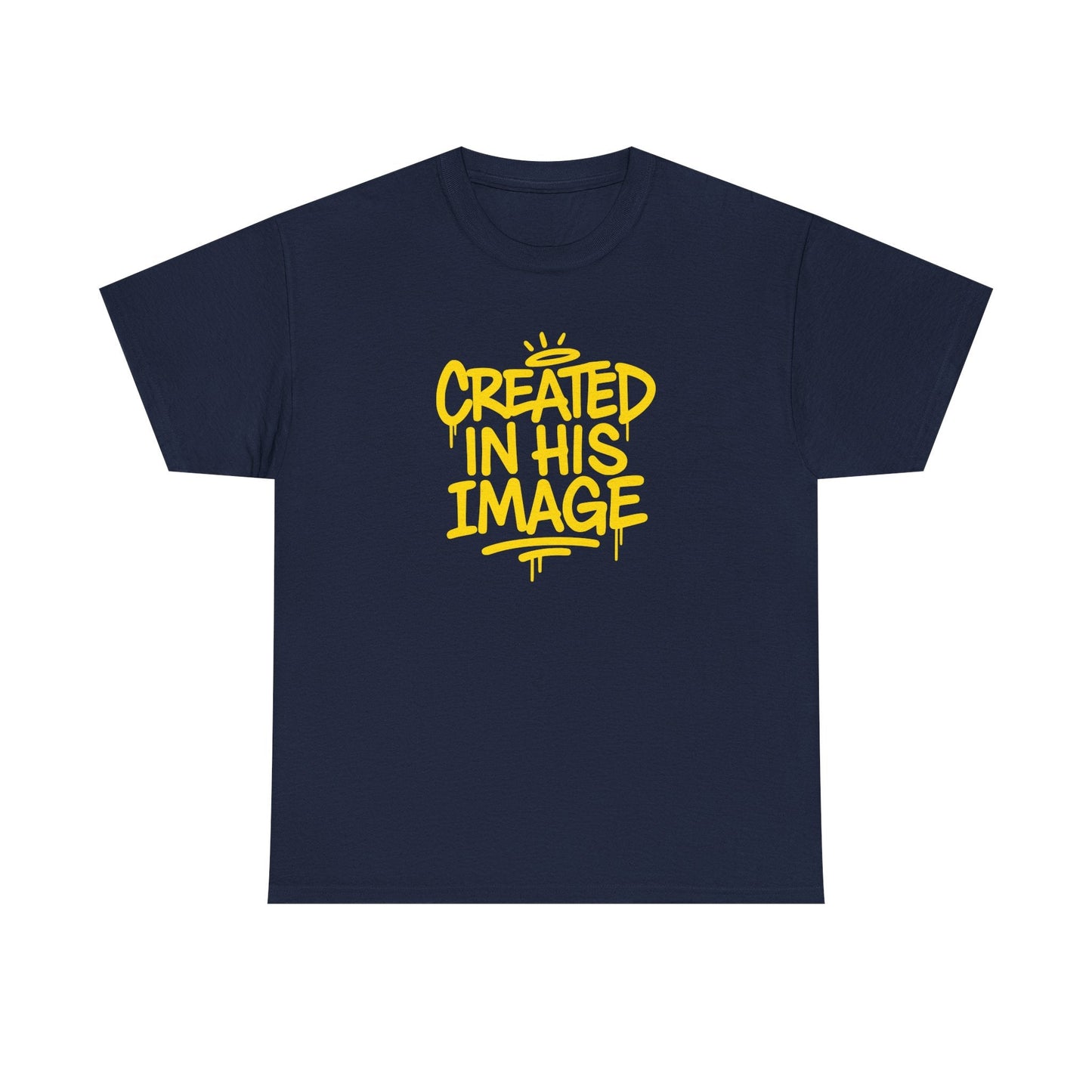 Created In His Image T-Shirt — Genesis 1:27 Inspirational Graphic Tee