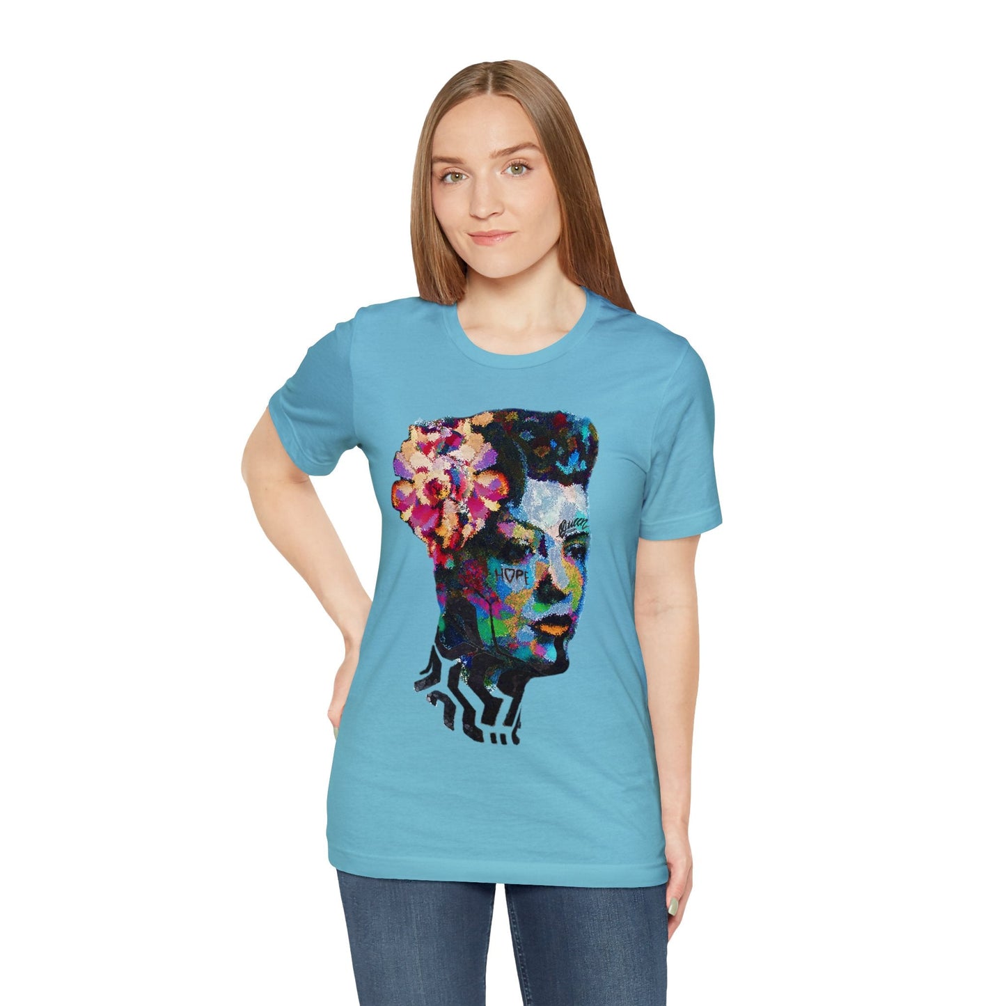 Billie Radical Unisex High End Cotton Short Sleeve Tee HUE+MAN Collective