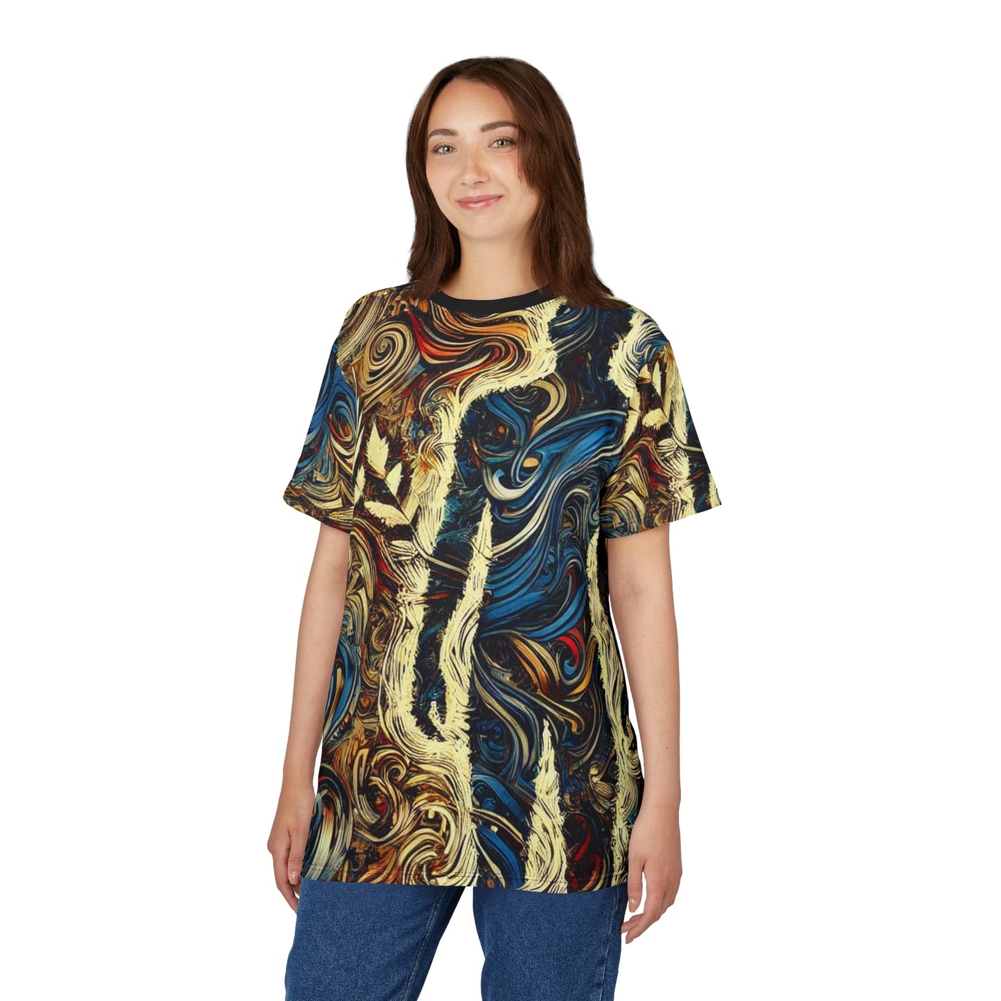 Encrypted Horizons Anti-Surveillance Tee Shirt – Adversarial Pattern Clothing