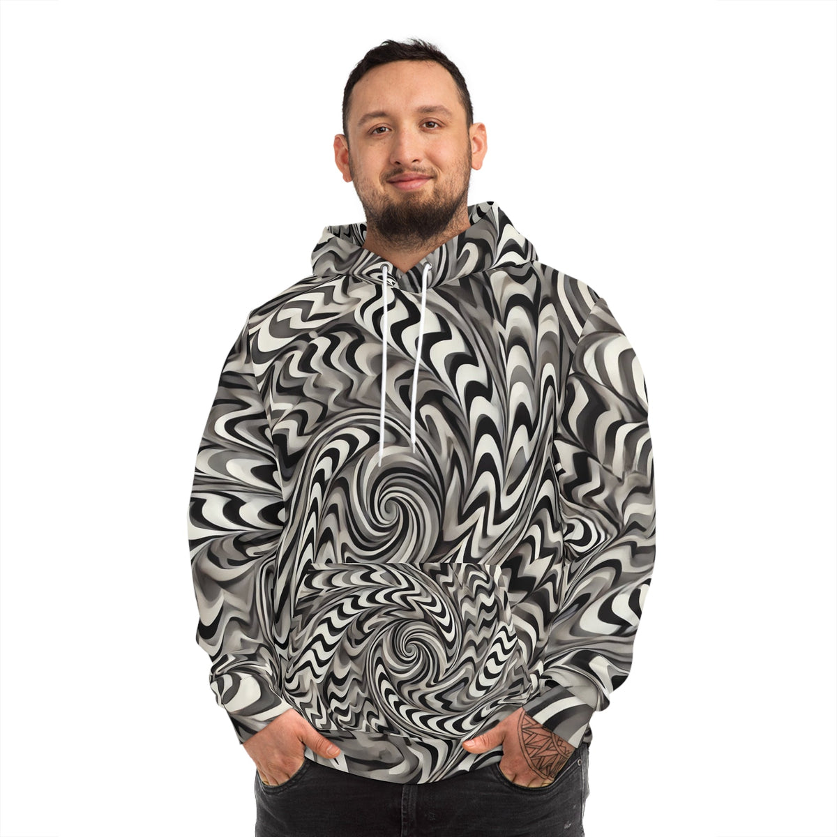 Inverse Reflection Hoodie — Anti-Surveillance Streetwear