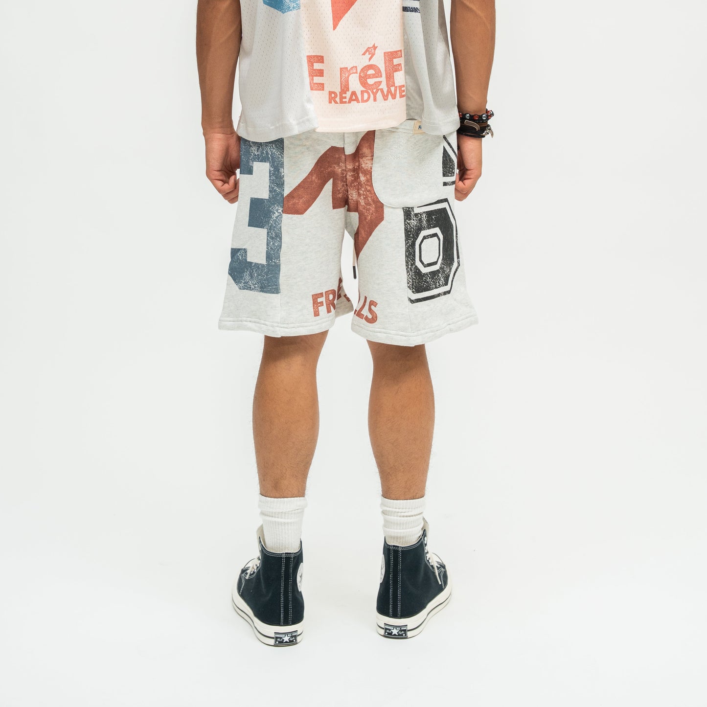 Split Shorts - Grey
