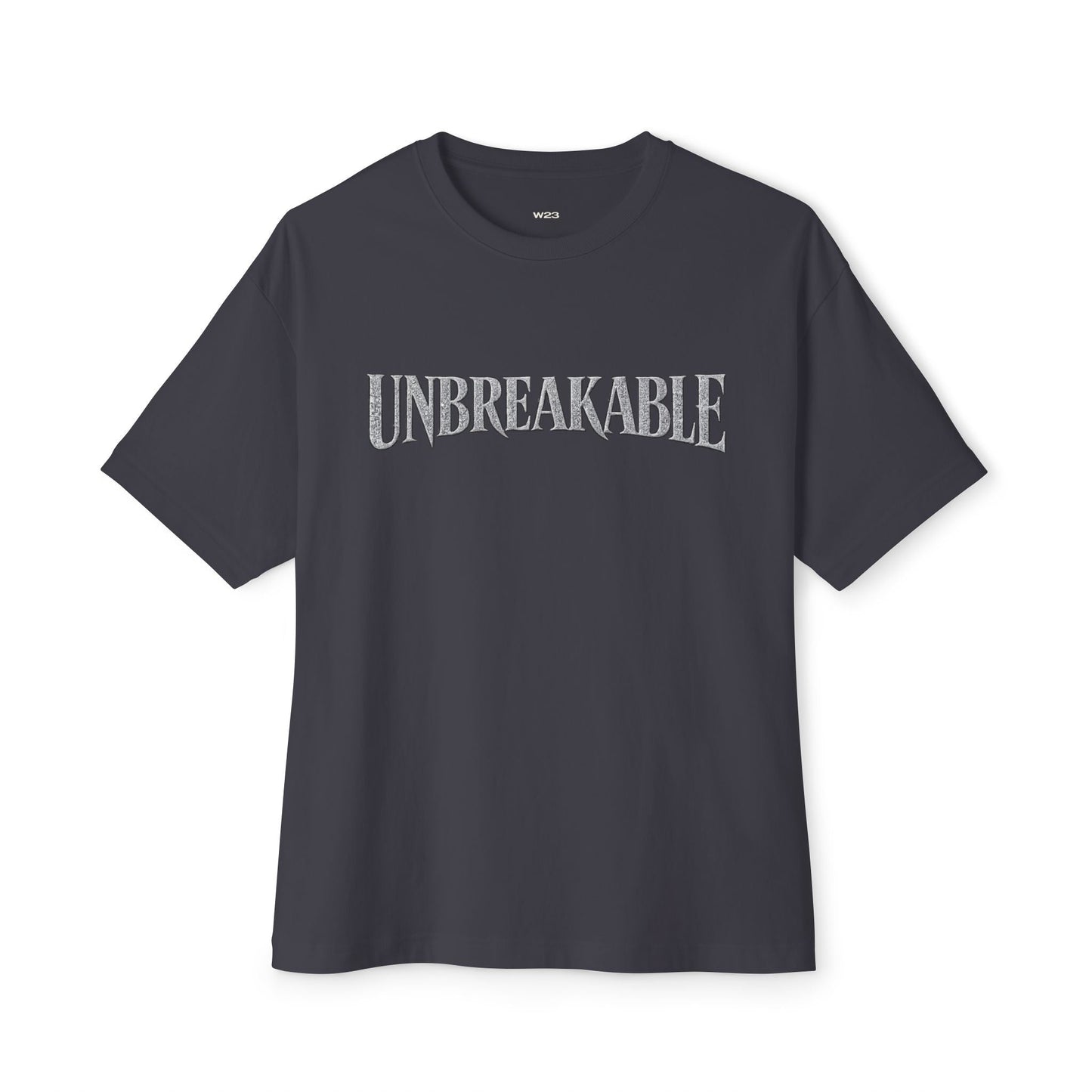UNBREAKABLE Boxy Tee — Premium Oversized Streetwear | Faith-Based Graphic