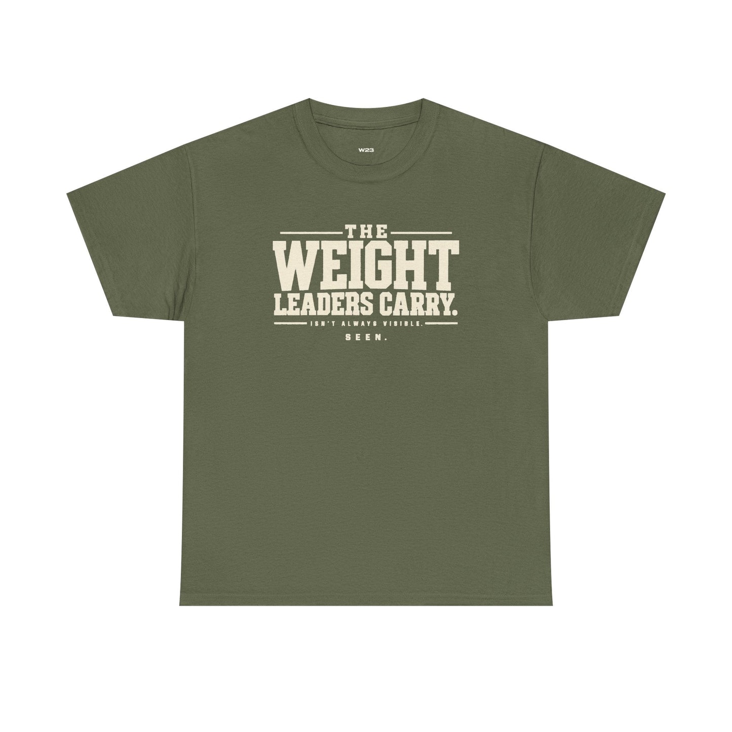 The Weight Leaders Carry Tee — SEEN Movement