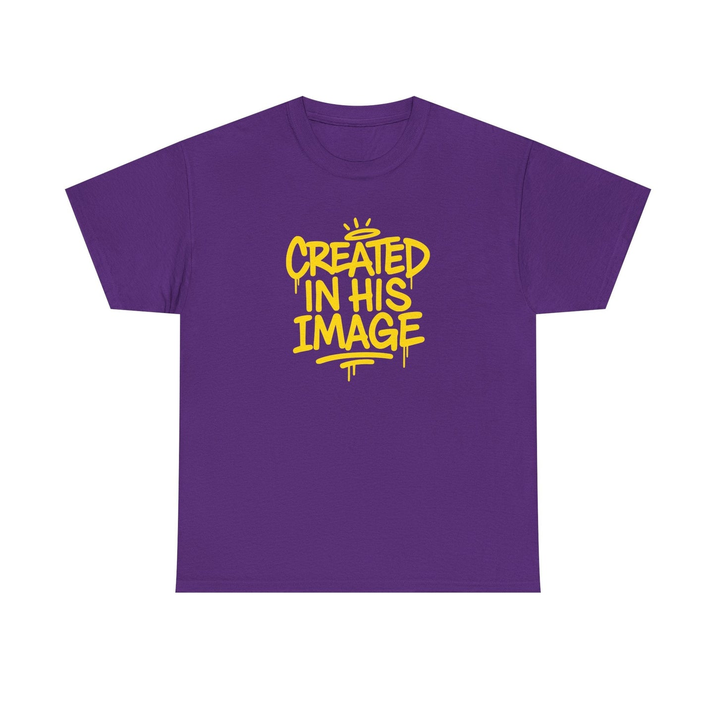 Created In His Image T-Shirt — Genesis 1:27 Inspirational Graphic Tee