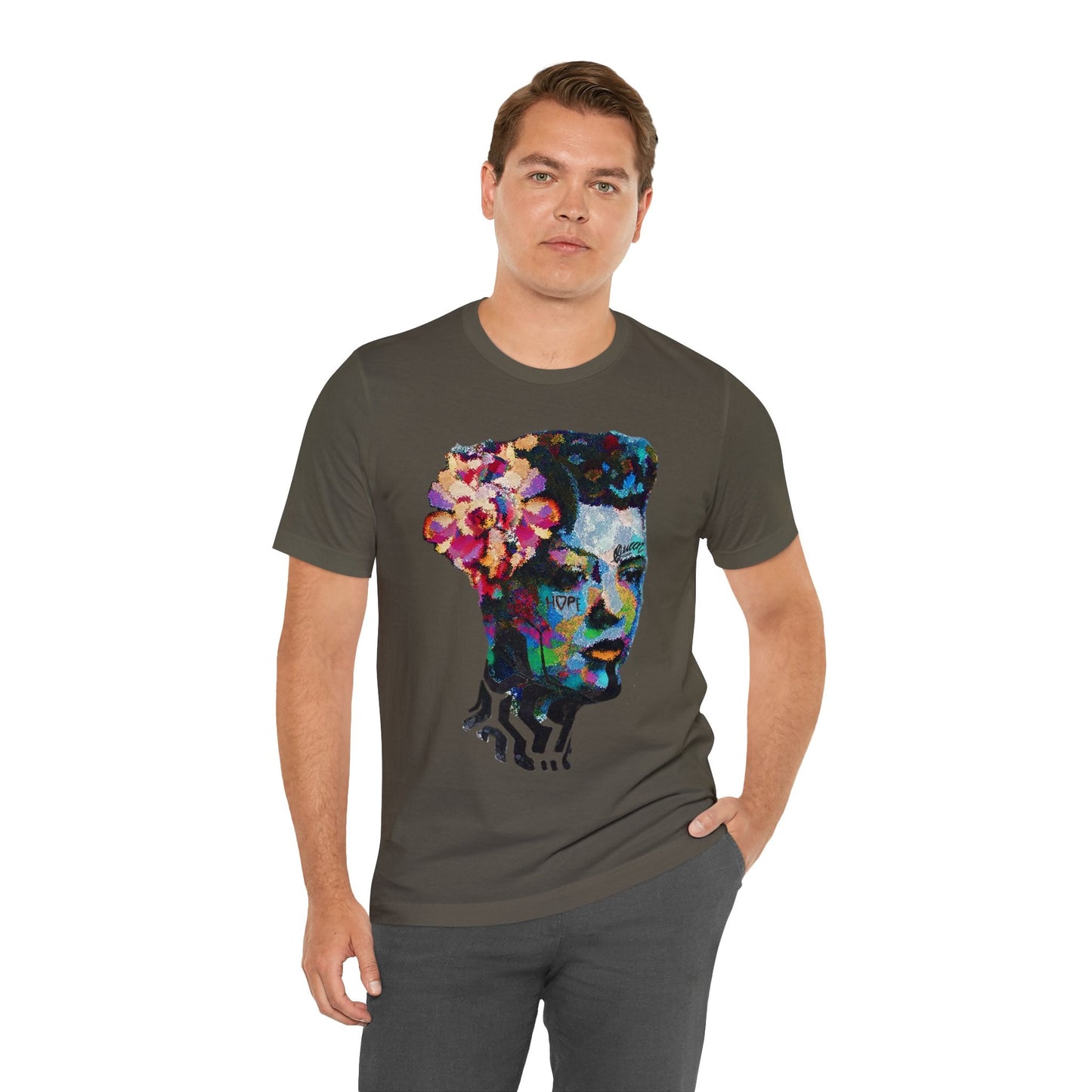 Billie Radical Unisex High End Cotton Short Sleeve Tee HUE+MAN Collective