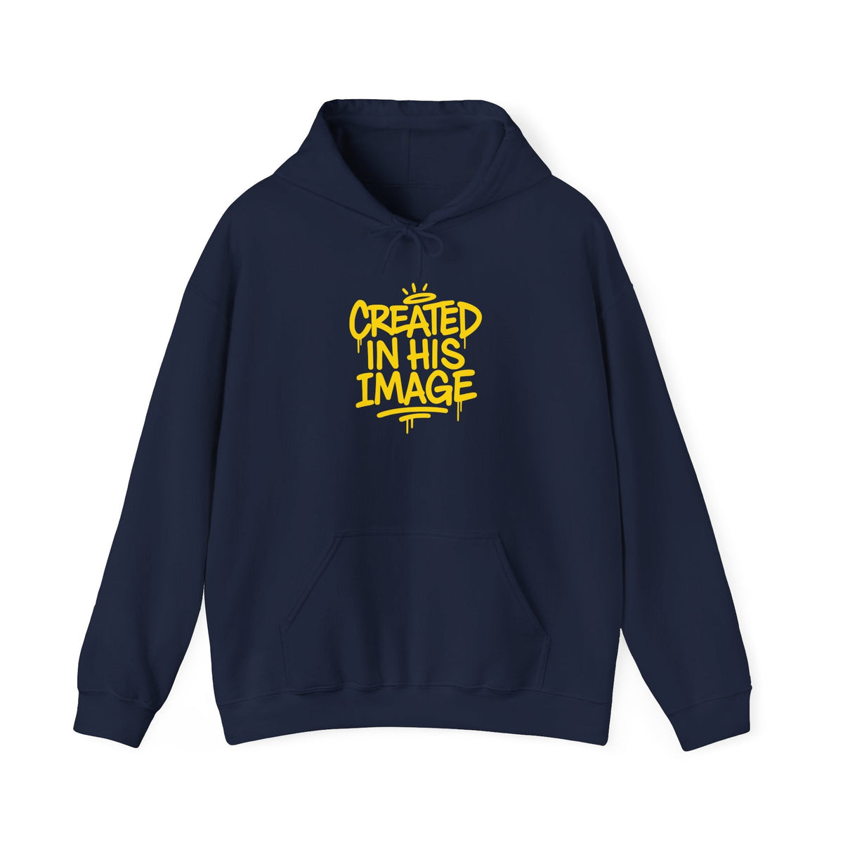 Created In His Image Hoodie — Genesis 1:27 Inspirational Pullover