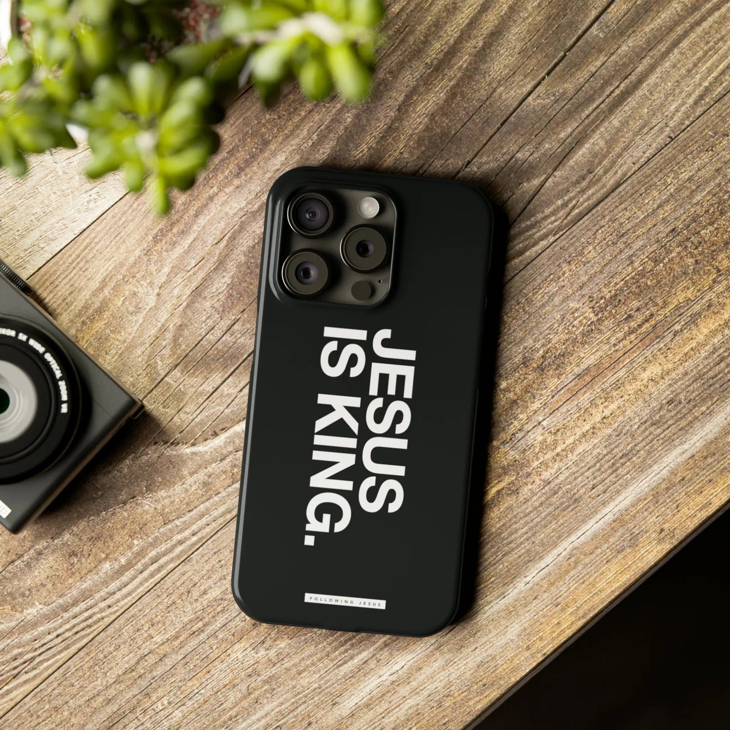 Jesus Is King - Slim iPhone Cases