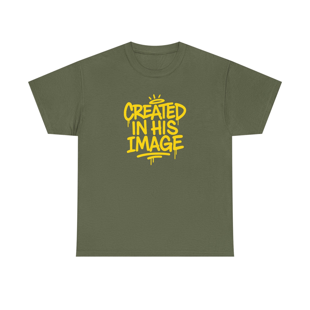 Created In His Image T-Shirt — Genesis 1:27 Inspirational Graphic Tee