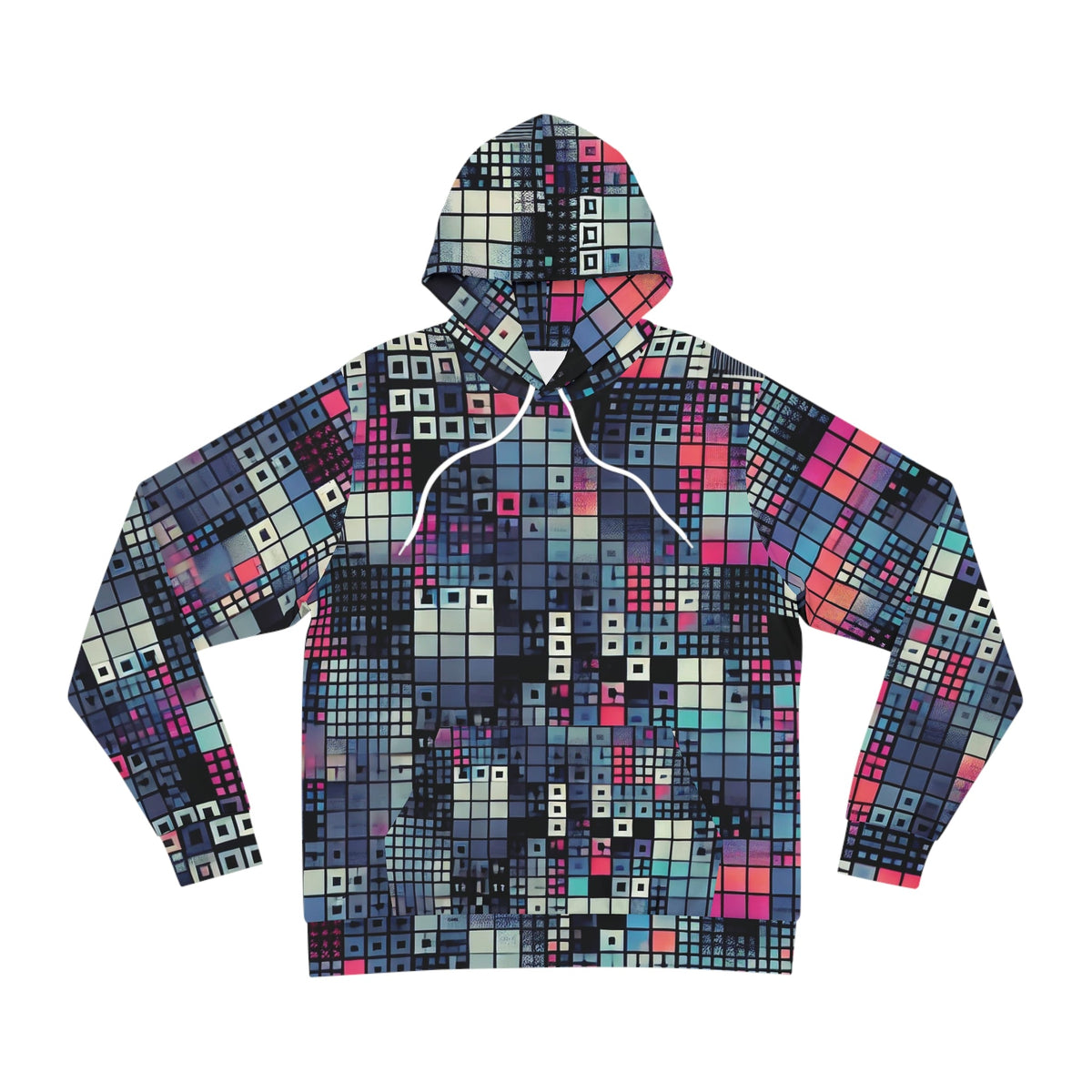 Optical Disarray Anti-Surveillance Hoodie – Machine Vision Disruption Apparel