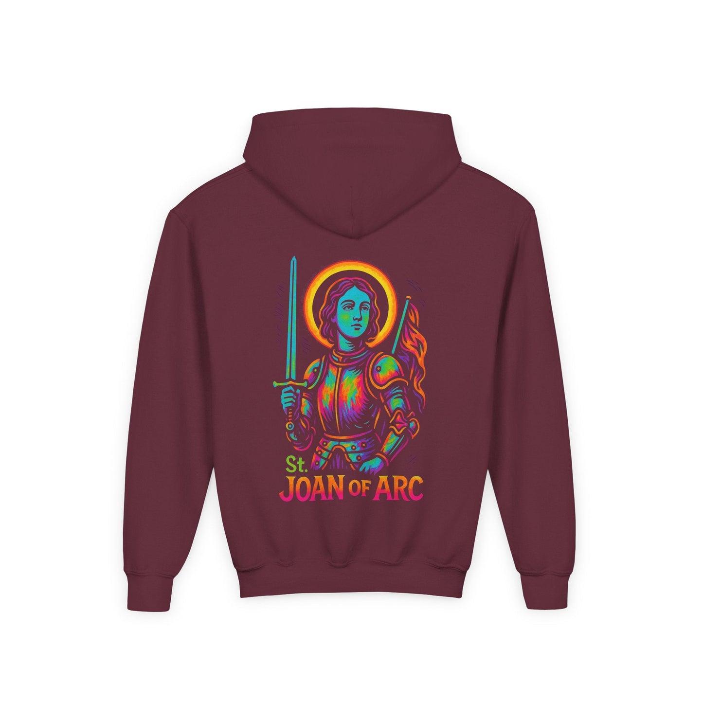 St. Joan of Arc | Kids Catholic Hoodie | Warrior Saint