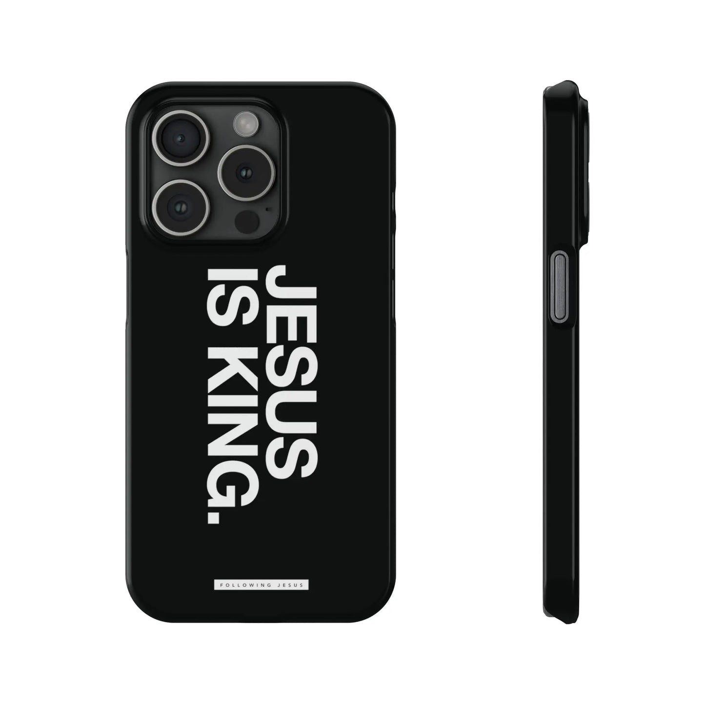 Jesus Is King - Slim iPhone Cases