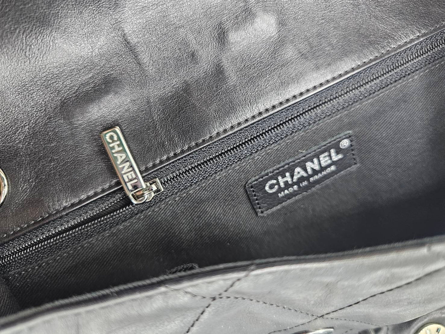 Chanel Star Attitude Flap Bag Grommet Embellished Quilted Leather Large