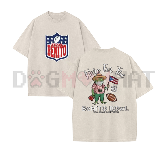 "Team Benito" Vintage Washed Graphic Tee