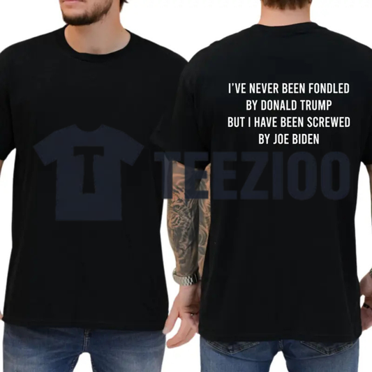 "Screwed By Joe Biden" Satire T-Shirt – Funny Conservative Graphic Tee