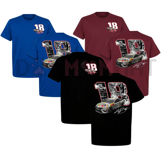 "Rowdy Forever" Kyle Busch #18 Era Tribute T-Shirt