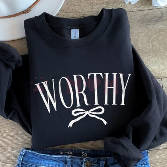 "Worthy" Minimalist Sweatshirt