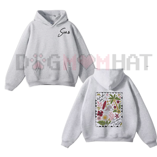 "The Sea" Embroidered Unisex Hoodie