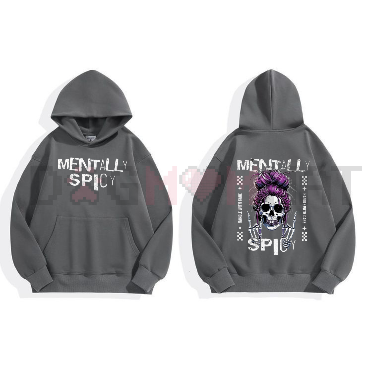 Spicy Brain Skull Hoodie