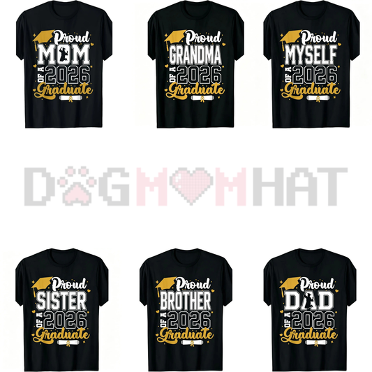 "Proud Mom" Class of 2026 Senior Shirt