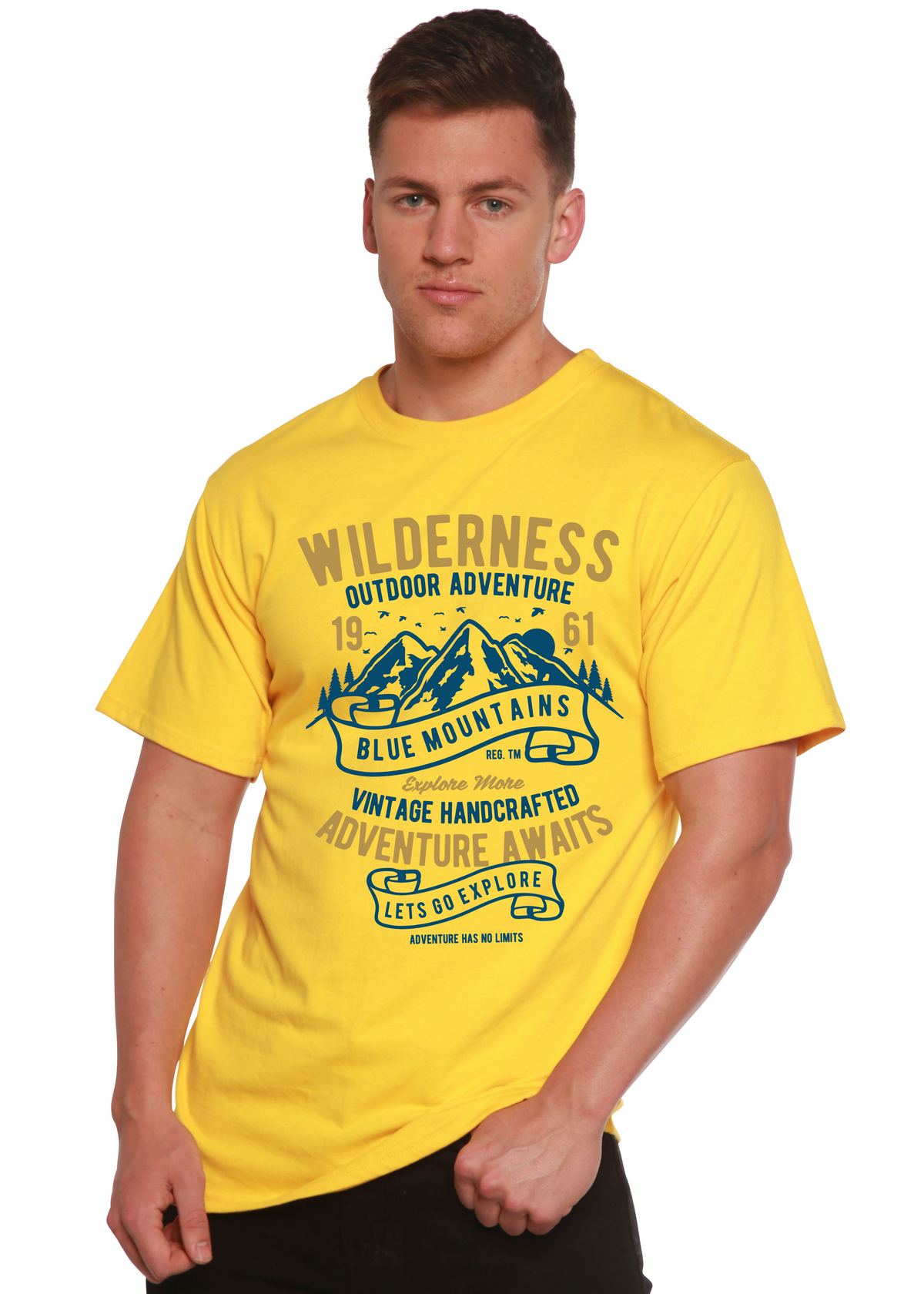 Wilderness Spun Bamboo® Men's Bamboo Viscose/Organic Cotton Short Sleeve Graphic T-Shirt