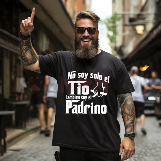 "No Soy Solo El Tío, También Soy El Papá" Graphic T-Shirt
