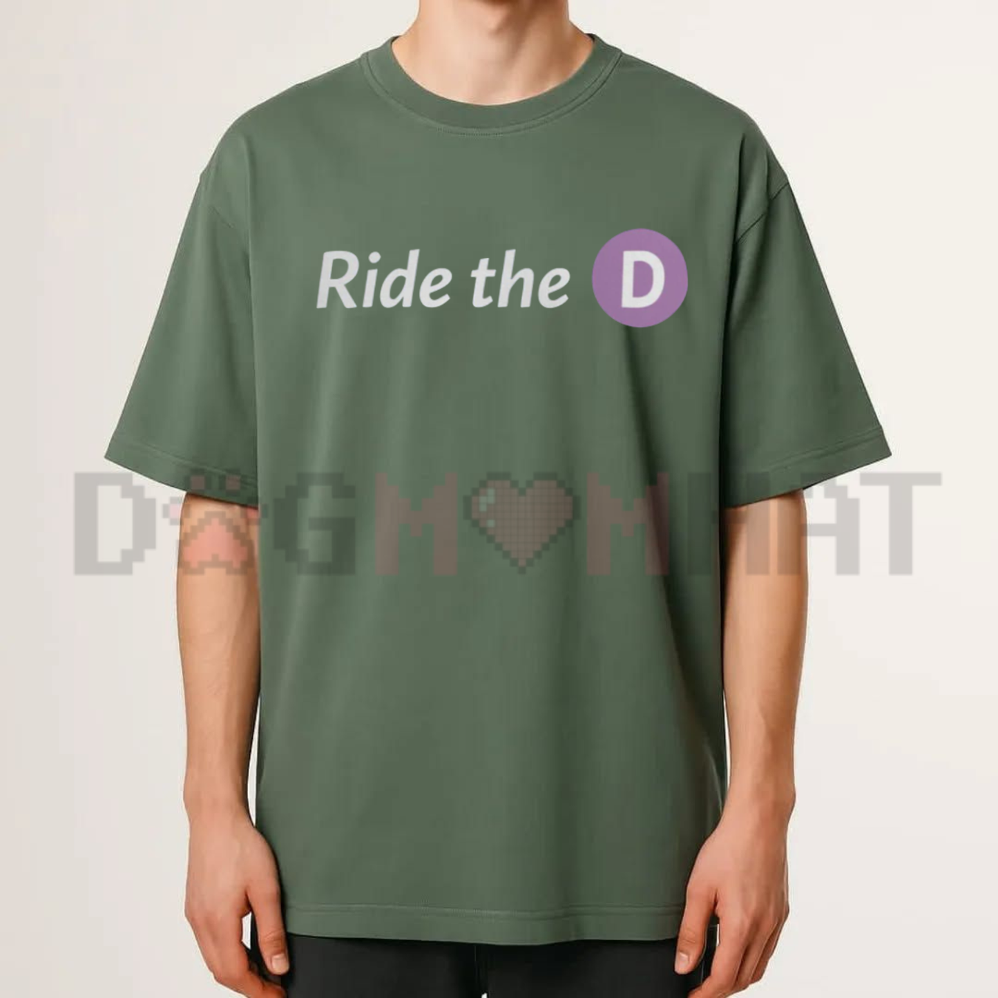 "Ride The D" Funny Urban Transit T-Shirt