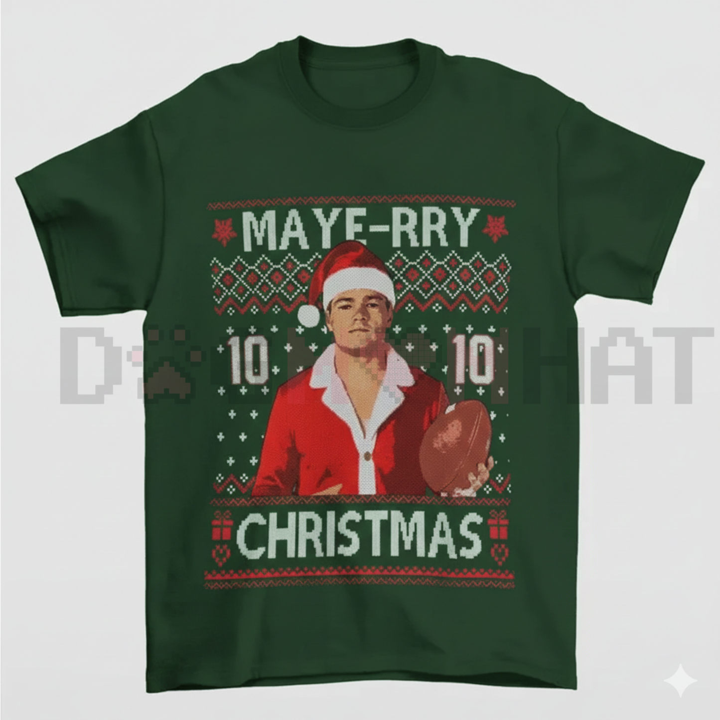 Drake Maye Christmas Tshirt – Unisex Holiday Crewneck