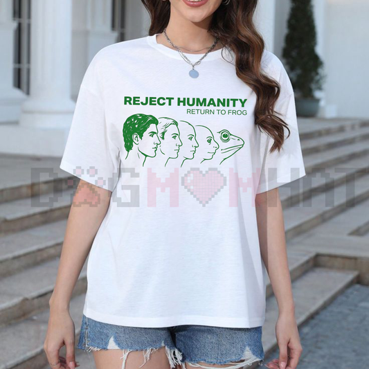 "Reject Humanity Return to Frog" Meme T-Shirt