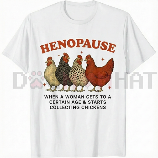 "Women Collecting Chickens" Funny Farm T-Shirt