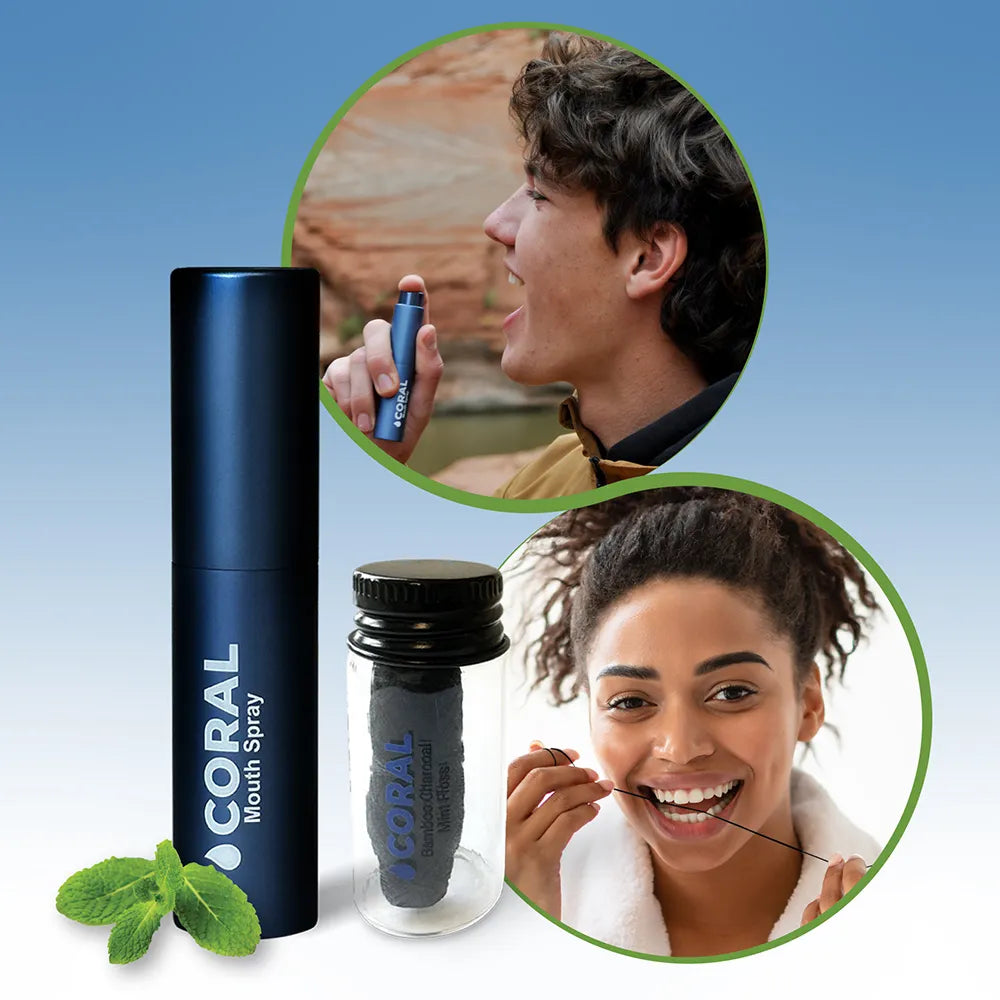 Mouth Spray and Bamboo Mint Floss Bundle