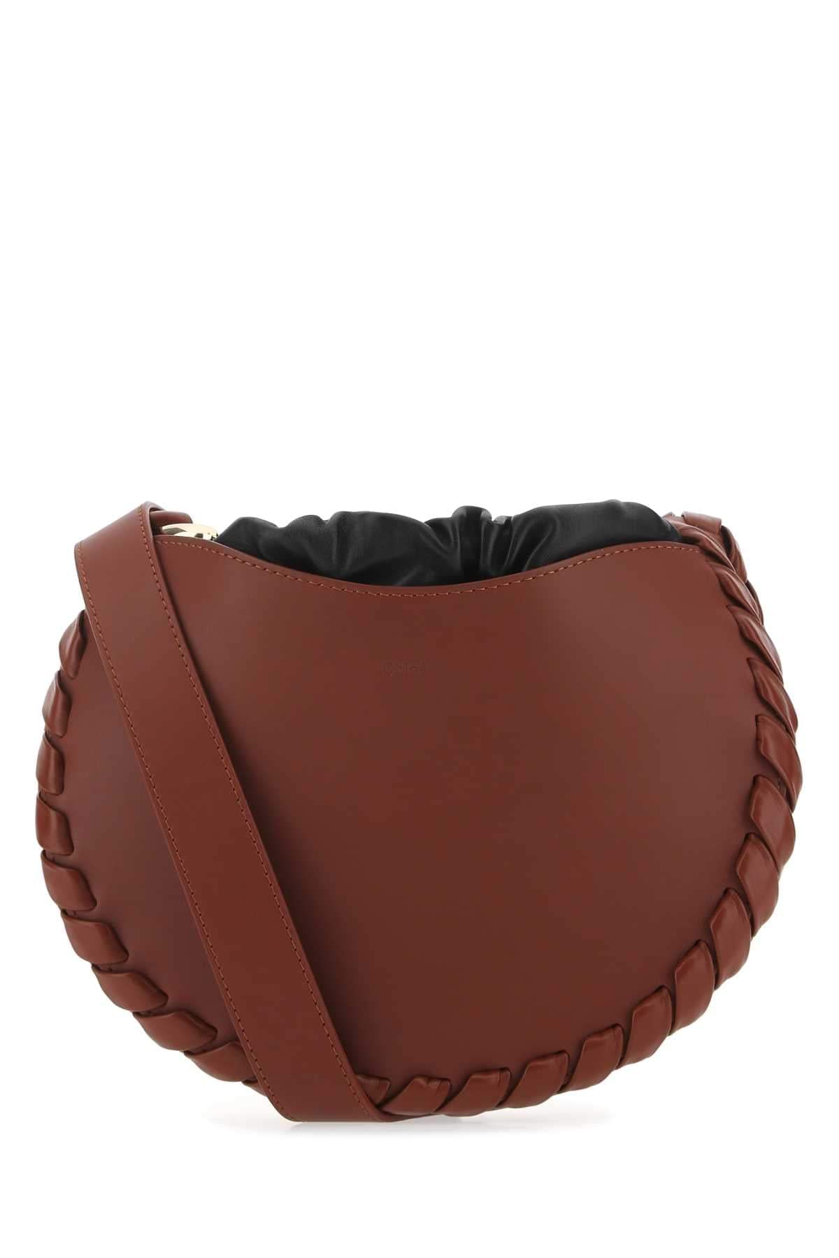 Chloe Women Brick Leather Small Mate Crossbody Bag