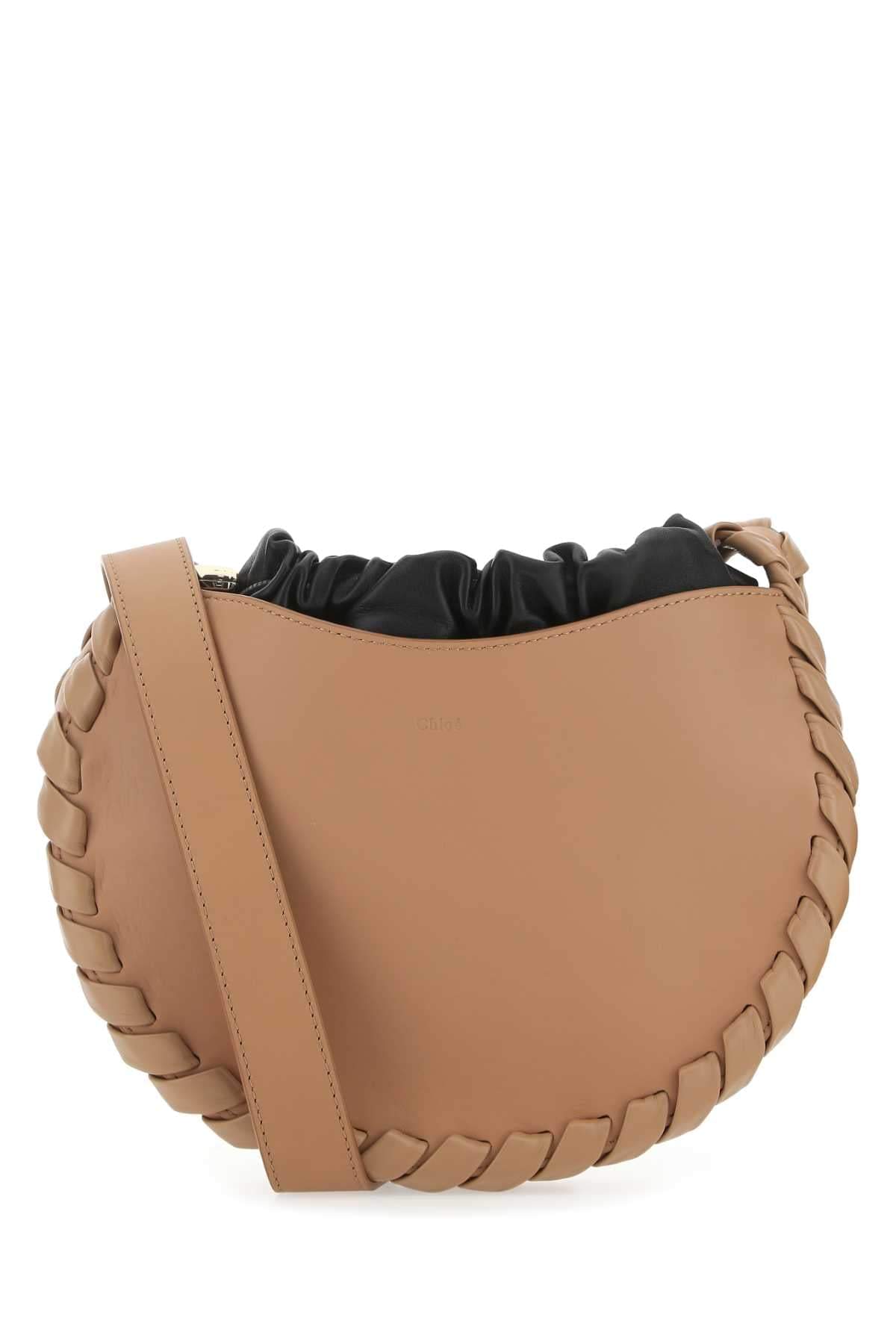 Chloe Women Biscuit Leather Small Mate Crossbody Bag