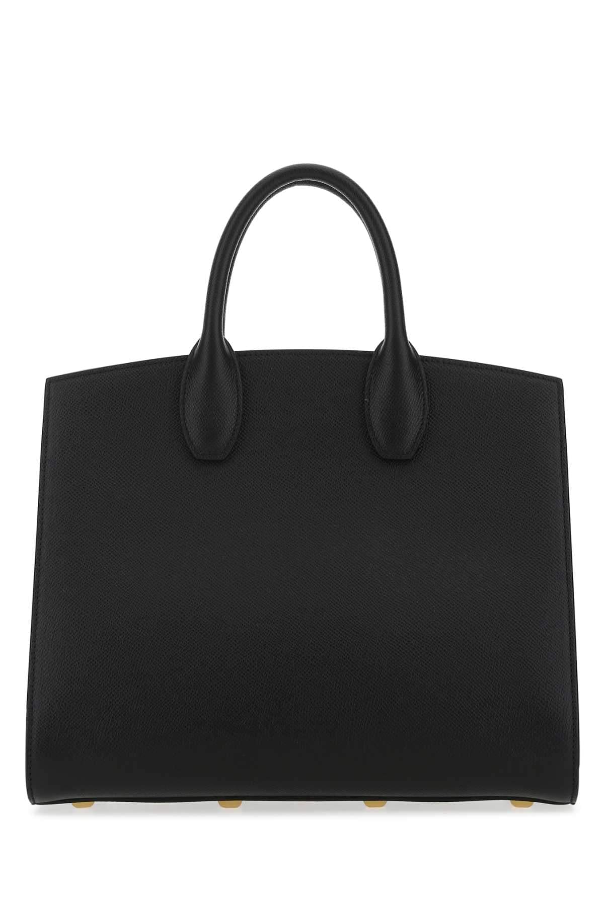 Salvatore Ferragamo Women Black Leather The Studio Handbag