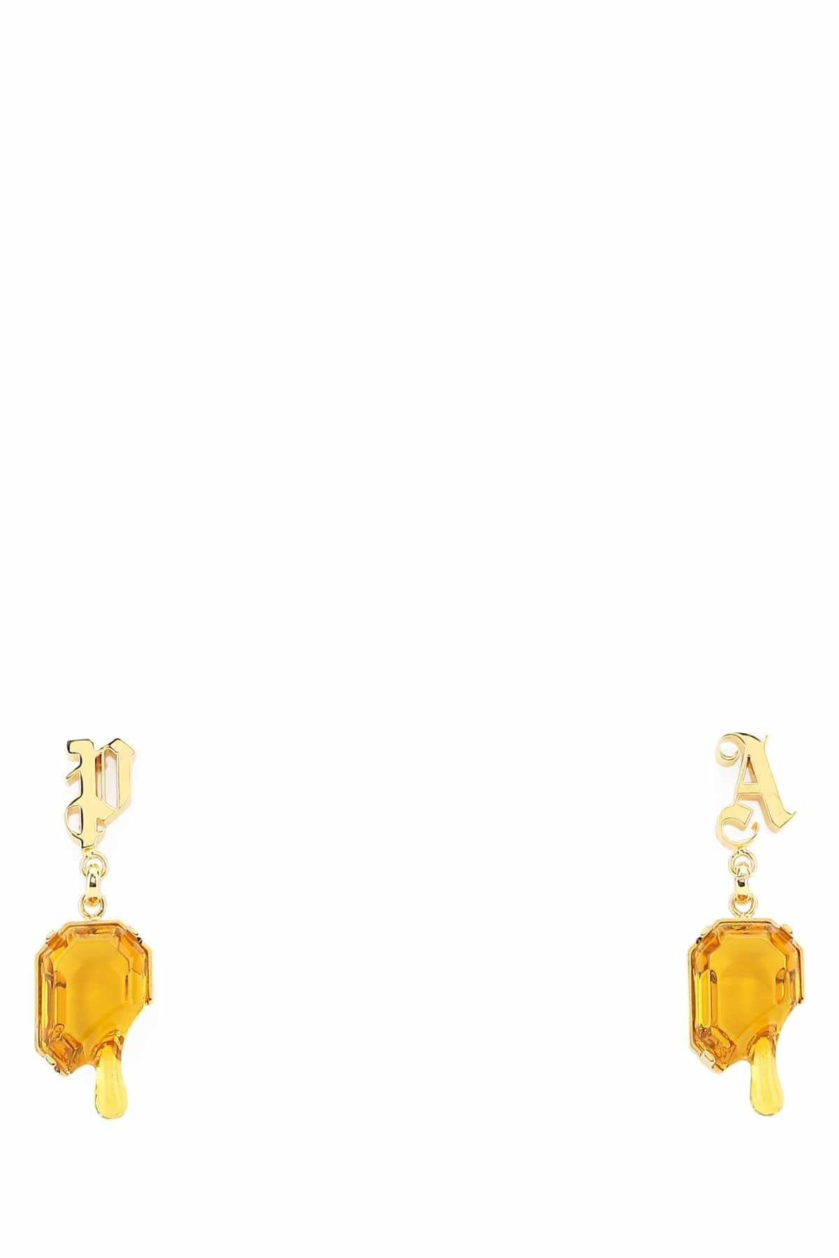 Palm Angels Women Golden Metal Earrings