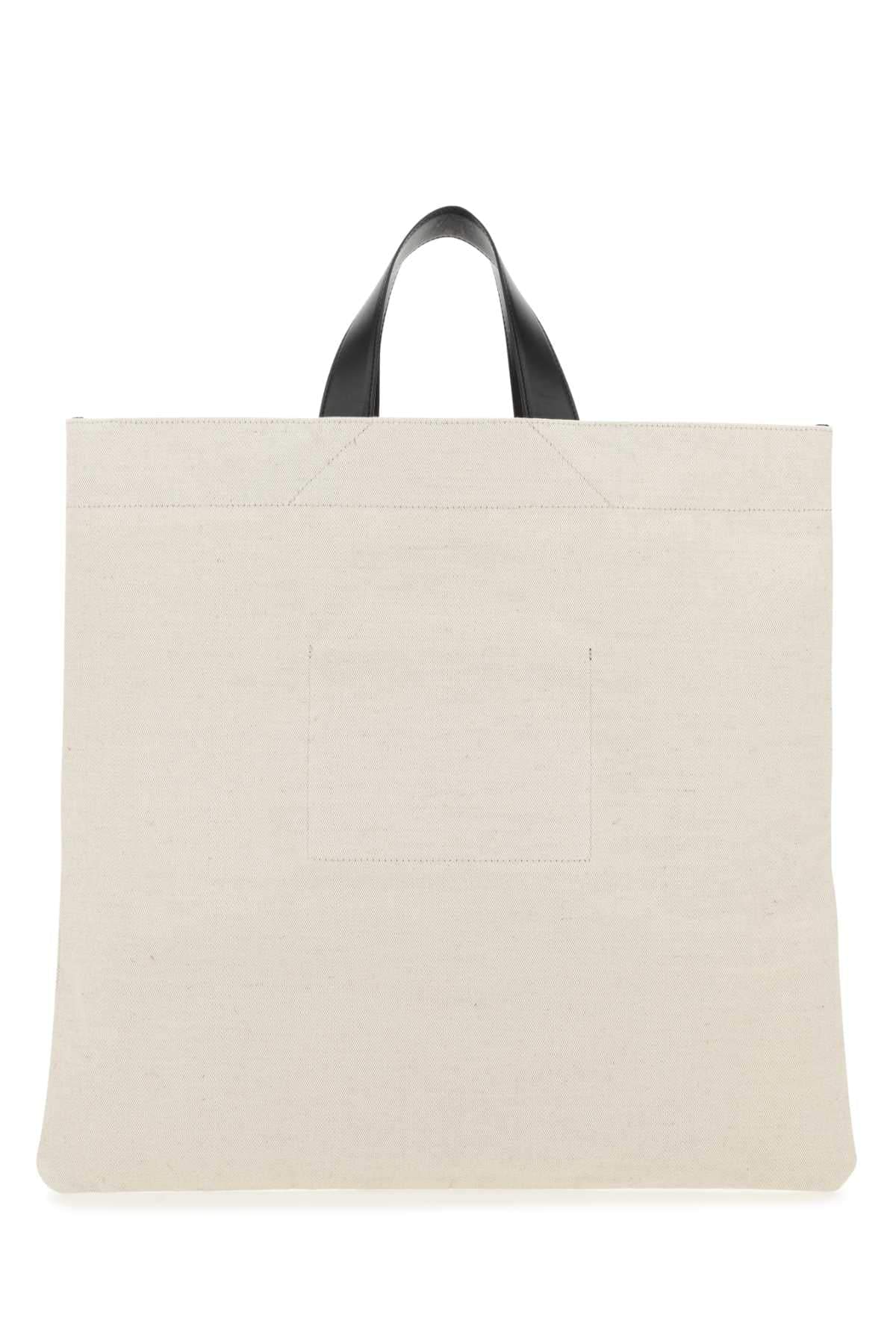 Jil Sander Women Sand Canvas Shopping Bag