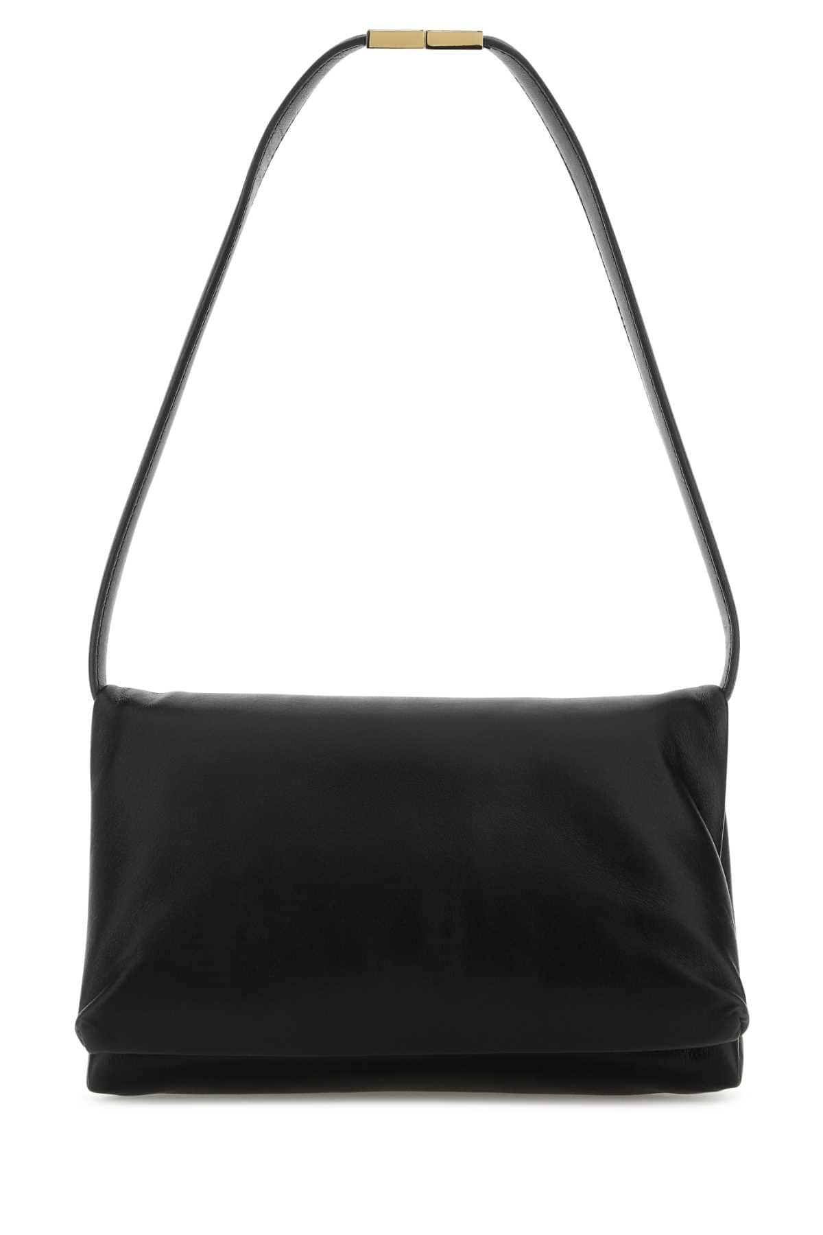 Marni Women Black Leather Prisma Shoulder Bag