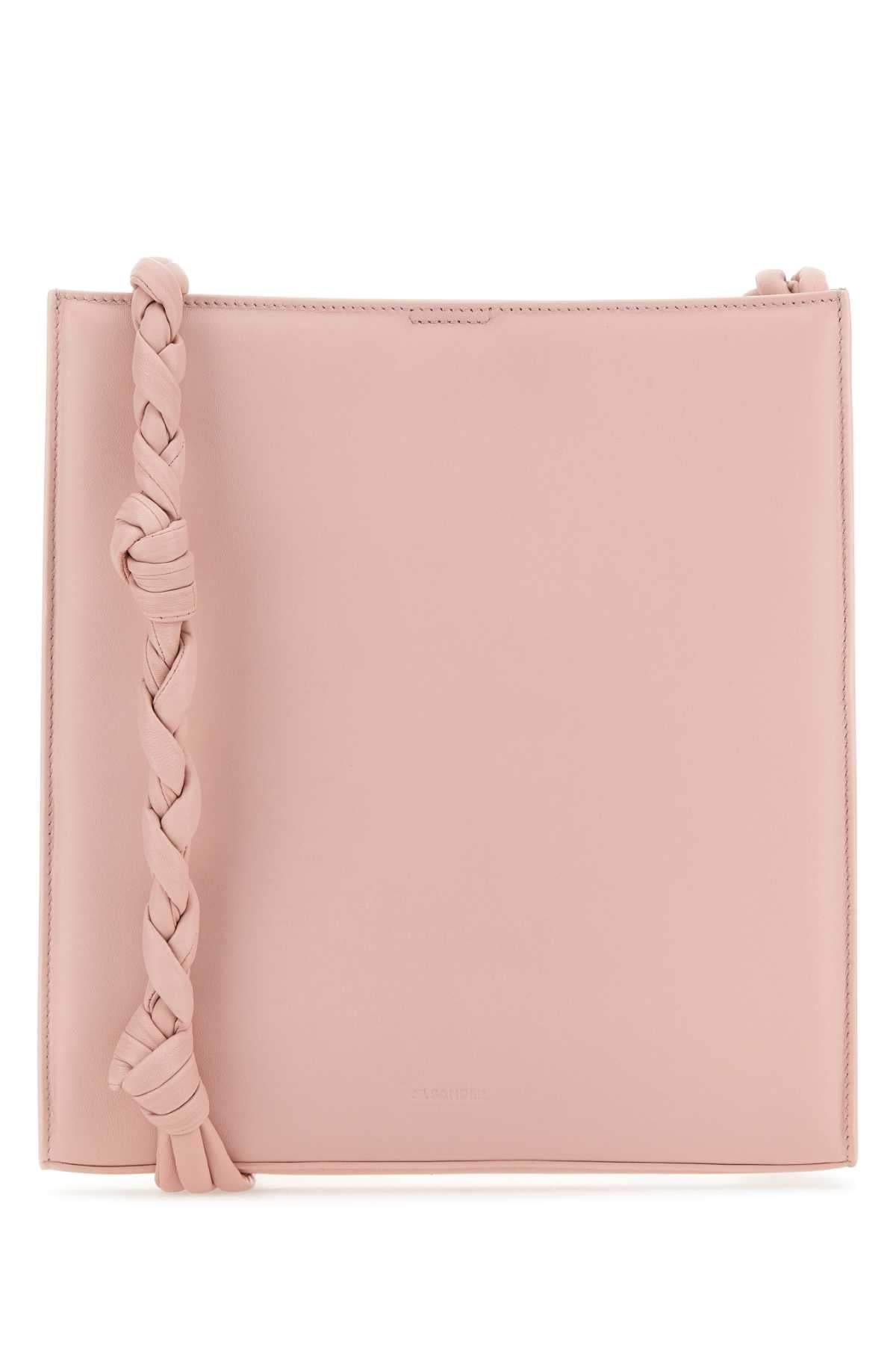 Jil Sander Women Pink Leather Tangle Shoulder Bag