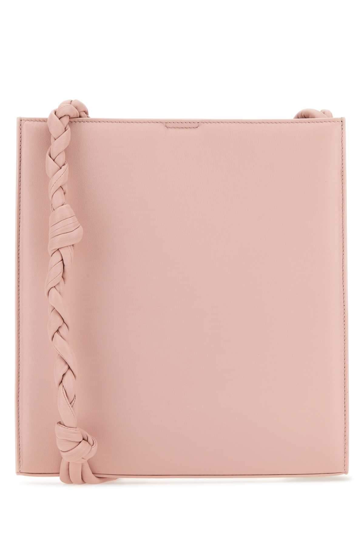 Jil Sander Women Pink Leather Tangle Shoulder Bag