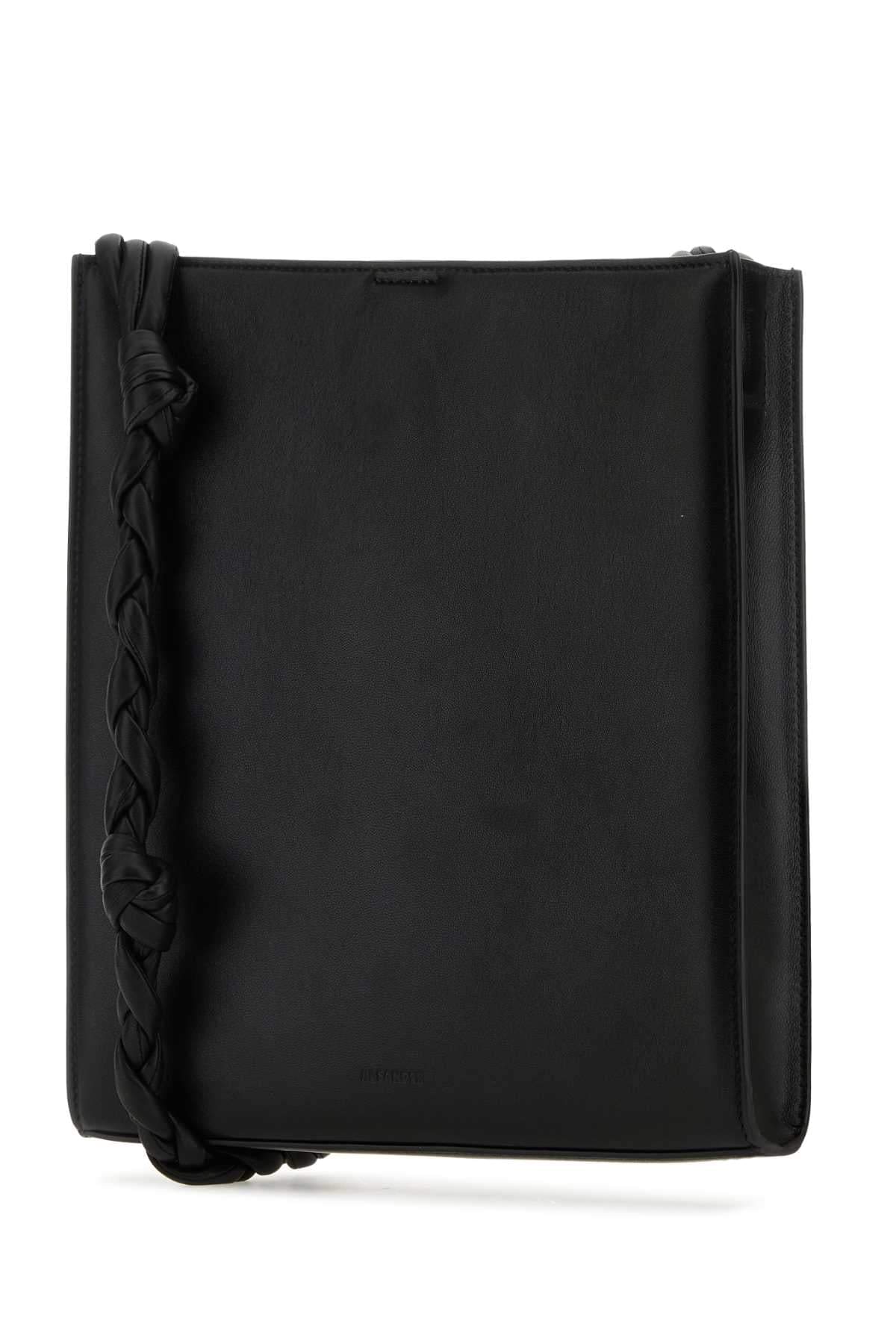 Jil Sander Women Black Leather Medium Tangle Shoulder Bag