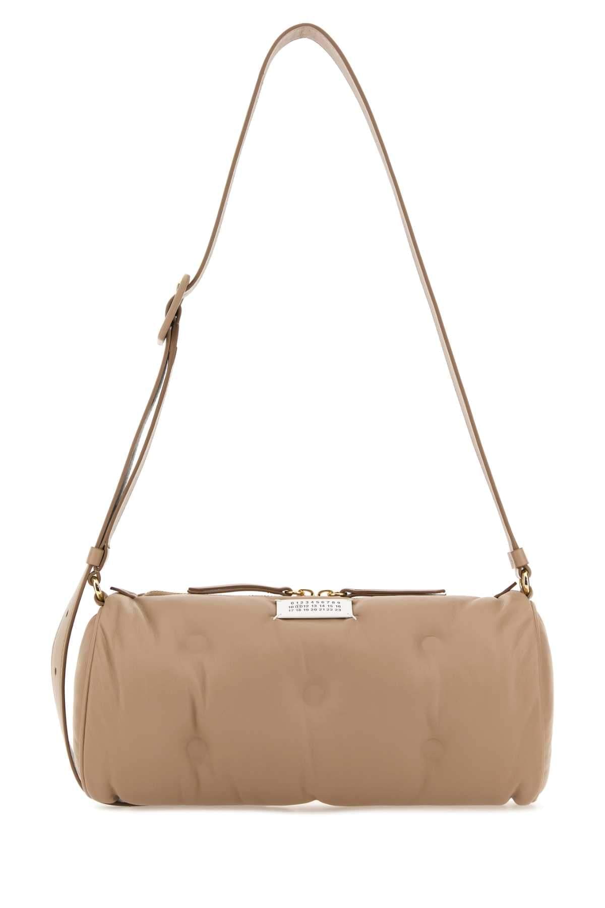 Maison Margiela Women Powder Pink Nappa Leather Glam Slam Crossbody Bag