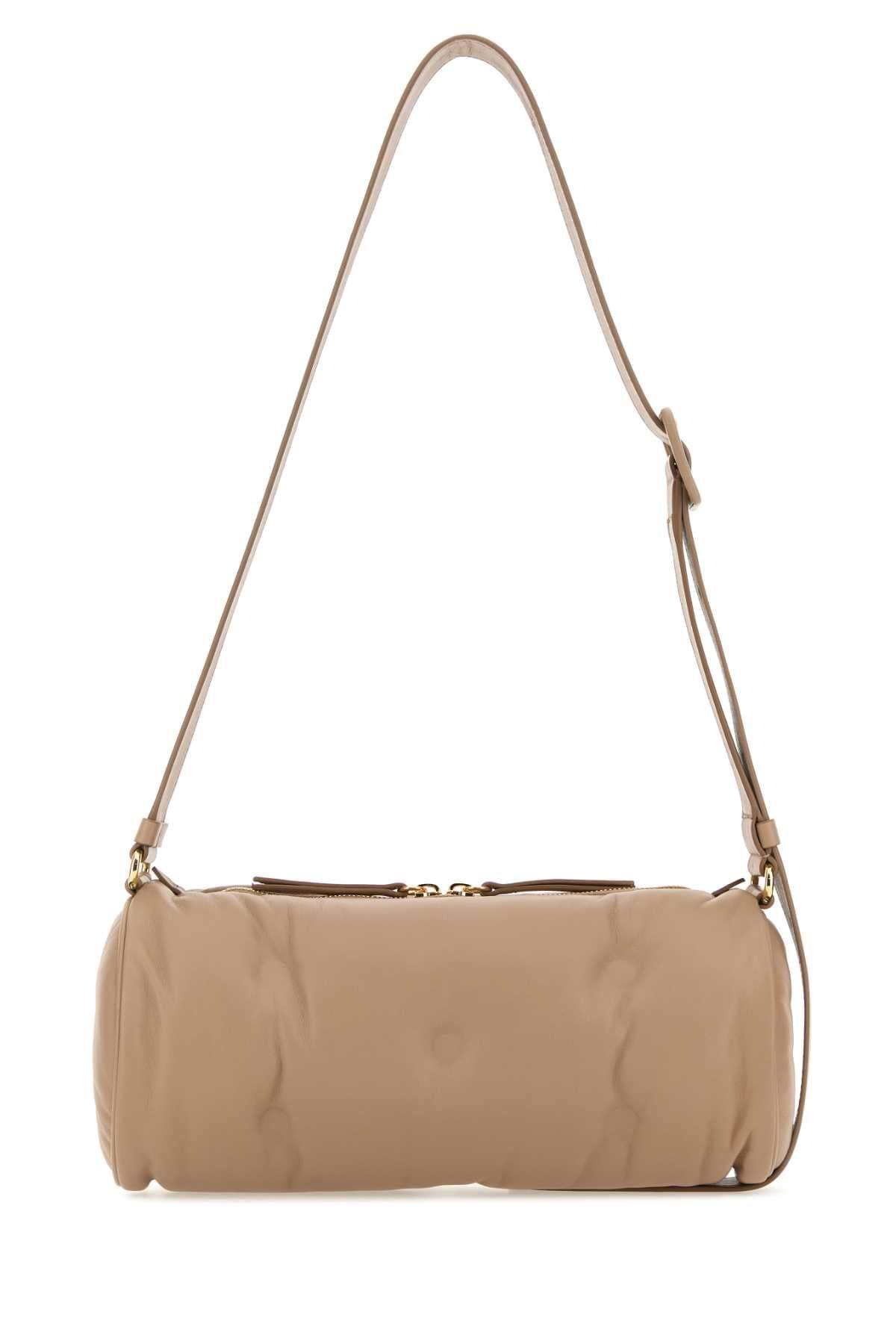 Maison Margiela Women Powder Pink Nappa Leather Glam Slam Crossbody Bag