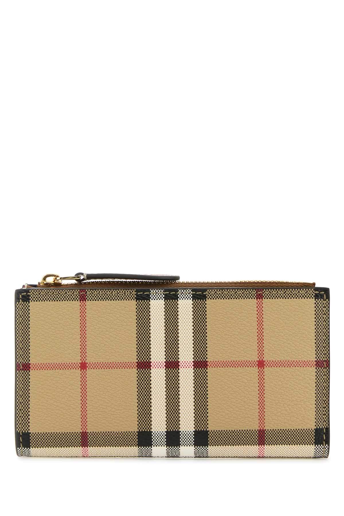 Burberry Women Printed Canvas Wallet