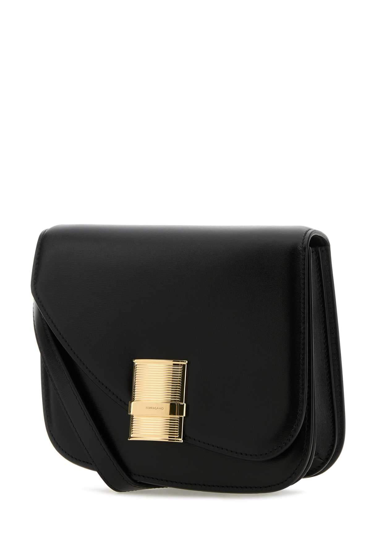 Salvatore Ferragamo Women Black Leather Crossbody Bag