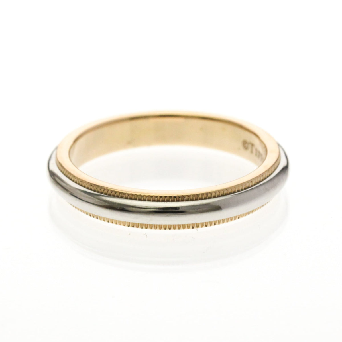 Tiffany Milgrain · Rose Gold & Platinum