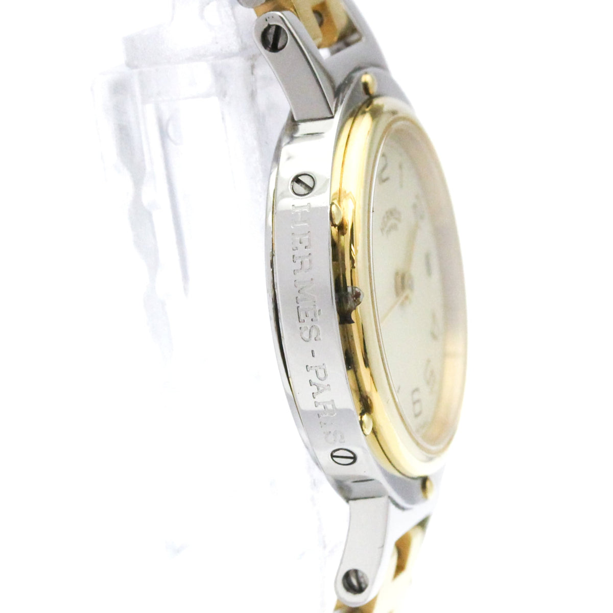 Hermès Clipper · Gold Plated Steel · Quartz