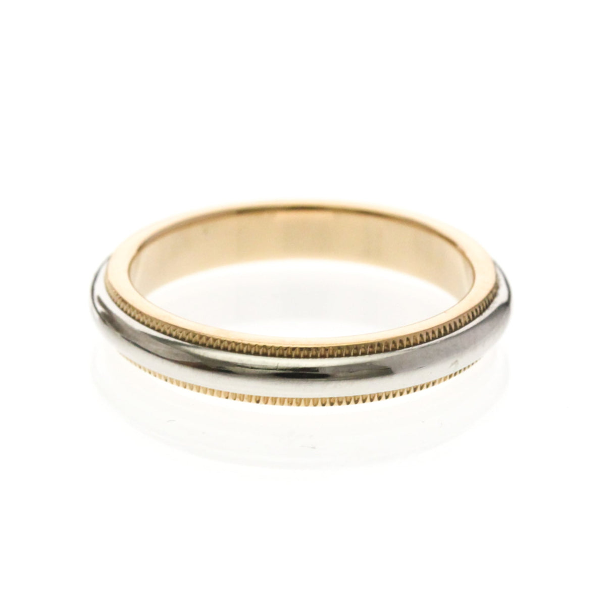 Tiffany Milgrain · Rose Gold & Platinum