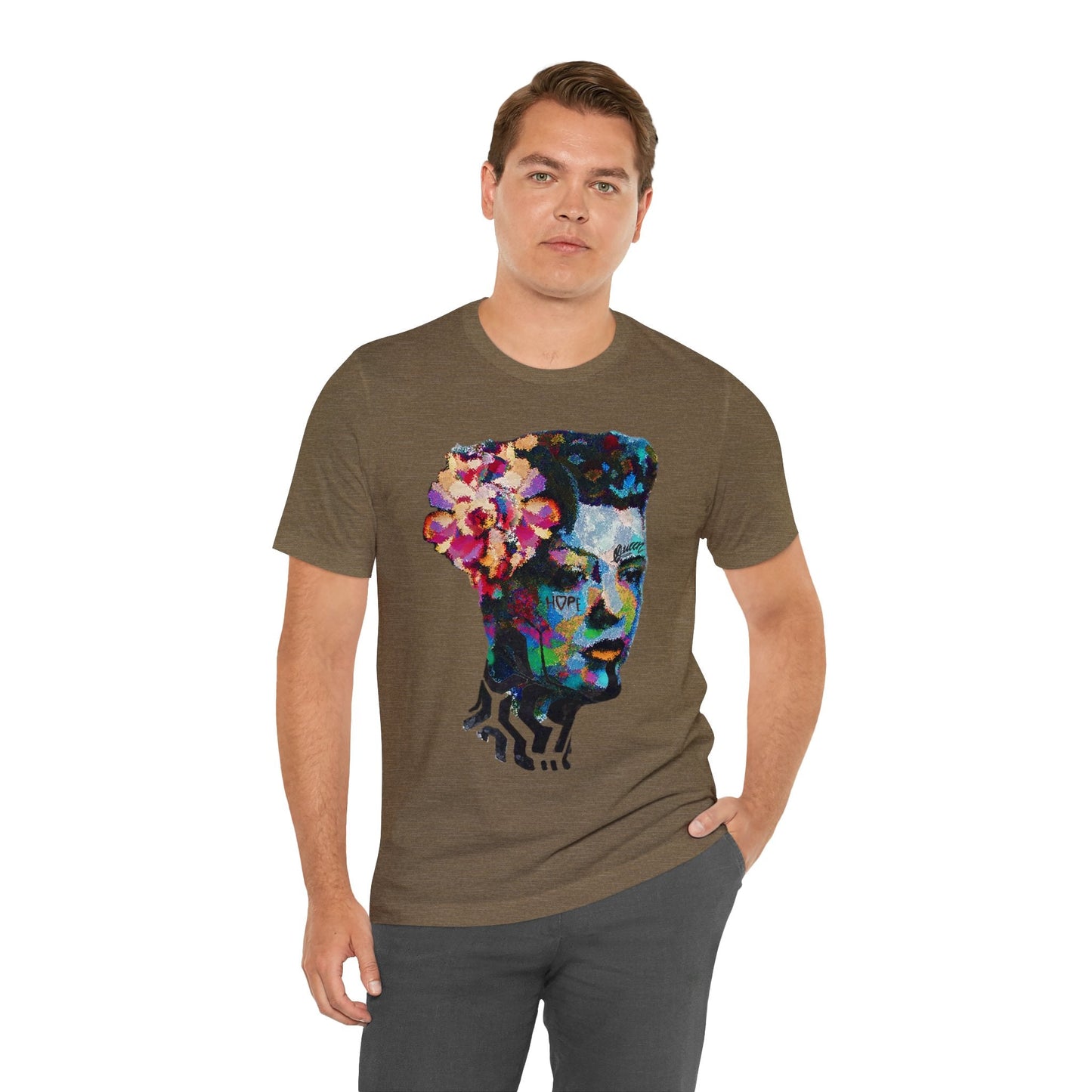 Billie Radical Unisex High End Cotton Short Sleeve Tee HUE+MAN Collective