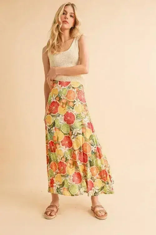 Bradyn Print Skirt