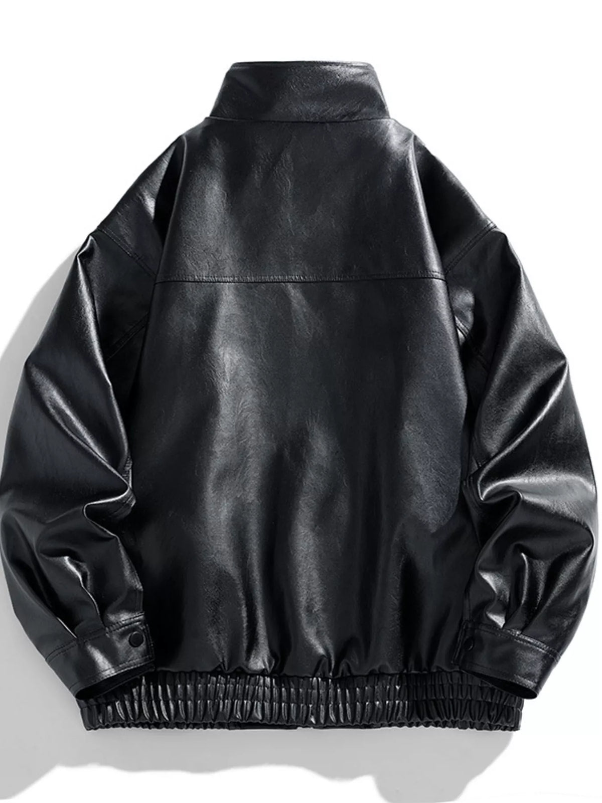 Men's Plus Size Urban Style Faux Leather Jacket