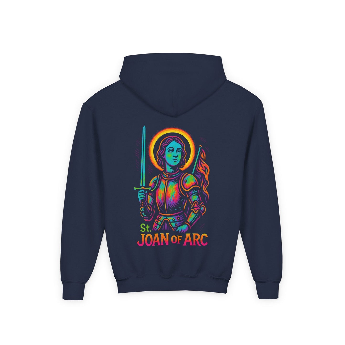 St. Joan of Arc | Kids Catholic Hoodie | Warrior Saint